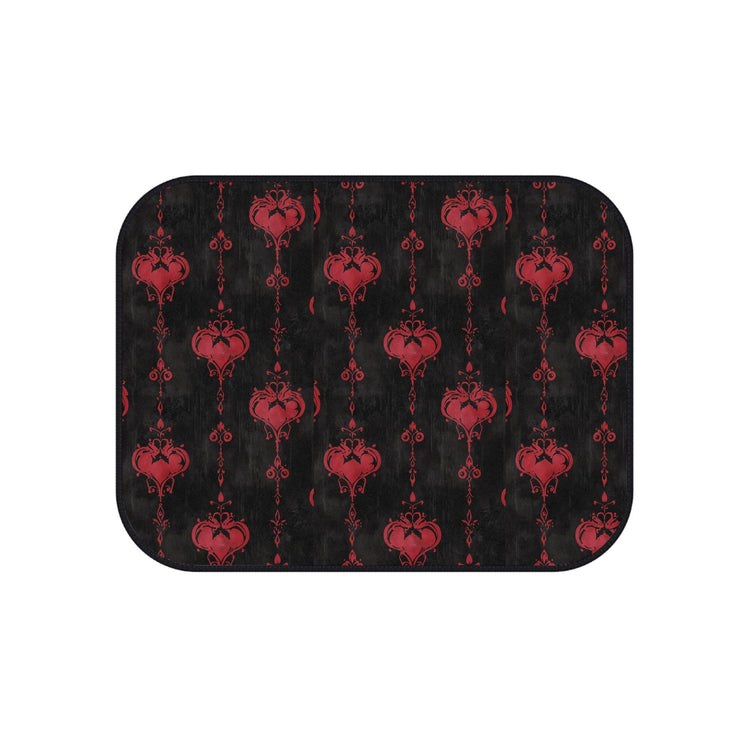 Elegant Gothic Car Mats - Set of 4, Unique Auto Accessories, Flooring for Holidays, Perfect for Car Lovers, Stylish Vehicle Decor