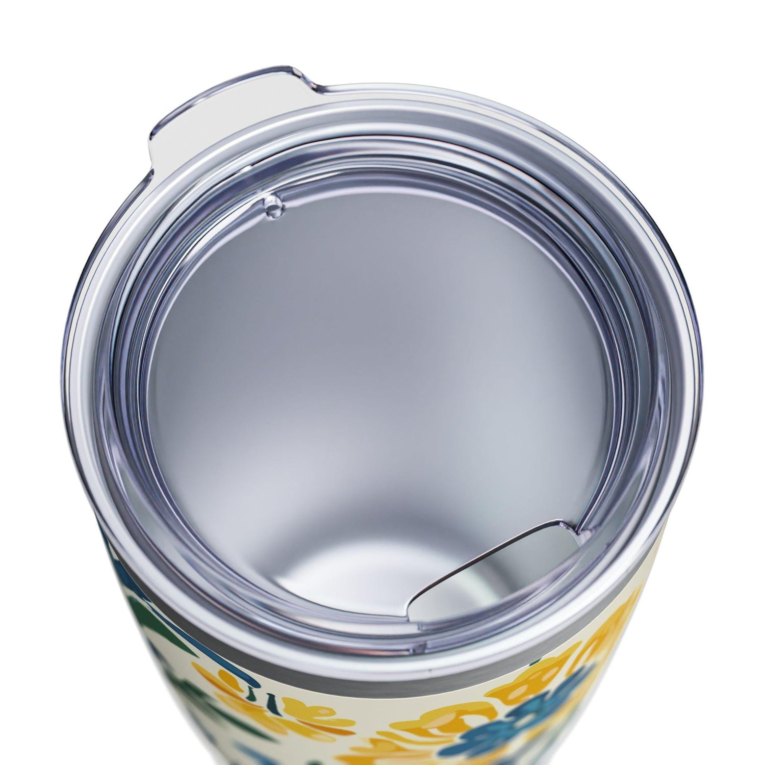 Floral Pattern Ringneck Tumbler, 20oz | Travel Mug, Coffee Cup, Insulated Water Bottle, Gift for Nature Lovers, Summer Vibes