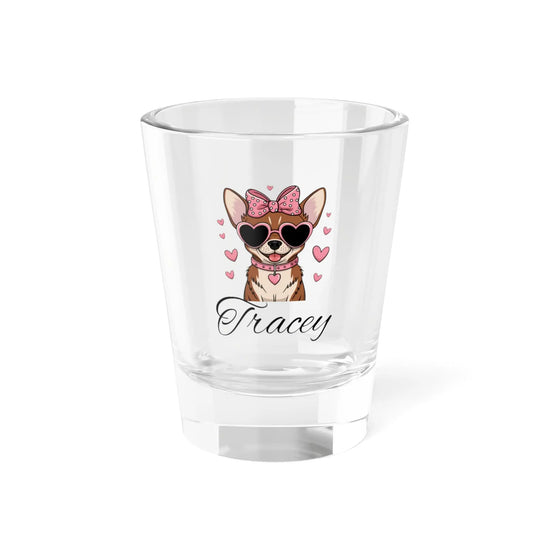 Personalized Corgi Shot Glass, Cute Pet Gift, Dog Lover&