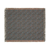 Cozy Floral Woven Blanket, Soft Throw for Home Decor, Ideal Gift for Birthdays, Housewarming, and Cozy Nights, Draping Accent, Stylish