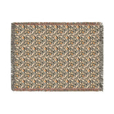 Cozy Floral Woven Blanket, Soft Throw for Home Decor, Ideal Gift for Birthdays, Housewarming, and Cozy Nights, Draping Accent, Stylish