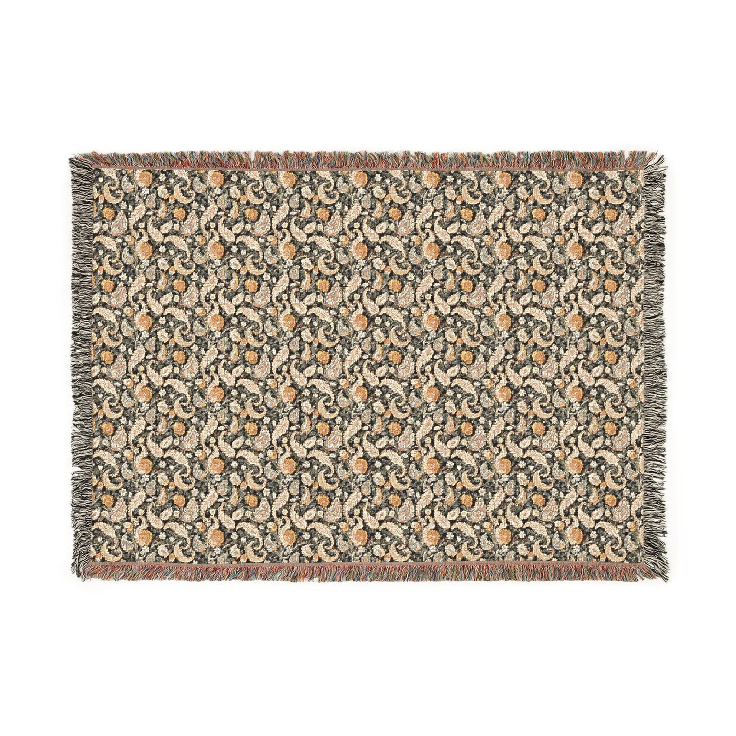 Cozy Floral Woven Blanket, Soft Throw for Home Decor, Ideal Gift for Birthdays, Housewarming, and Cozy Nights, Draping Accent, Stylish