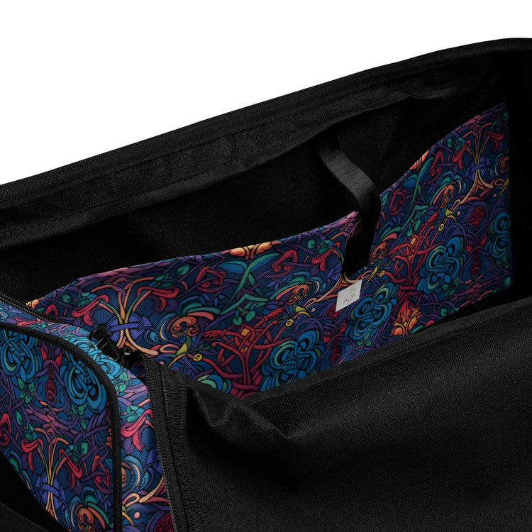 Stylish All-Over Print Travel Duffle Bag | Trendy, Spacious Weekender Bag for Travel & Sports | Perfect Gift for Her