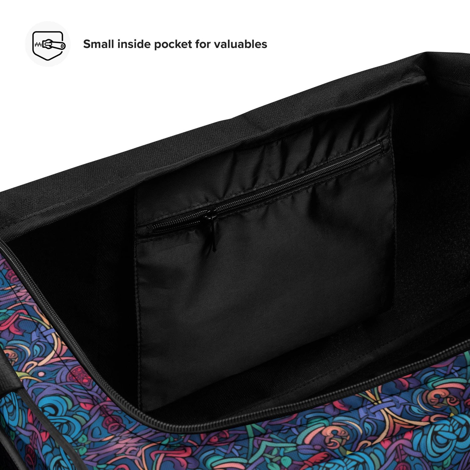 Stylish All-Over Print Travel Duffle Bag | Trendy, Spacious Weekender Bag for Travel & Sports | Perfect Gift for Her