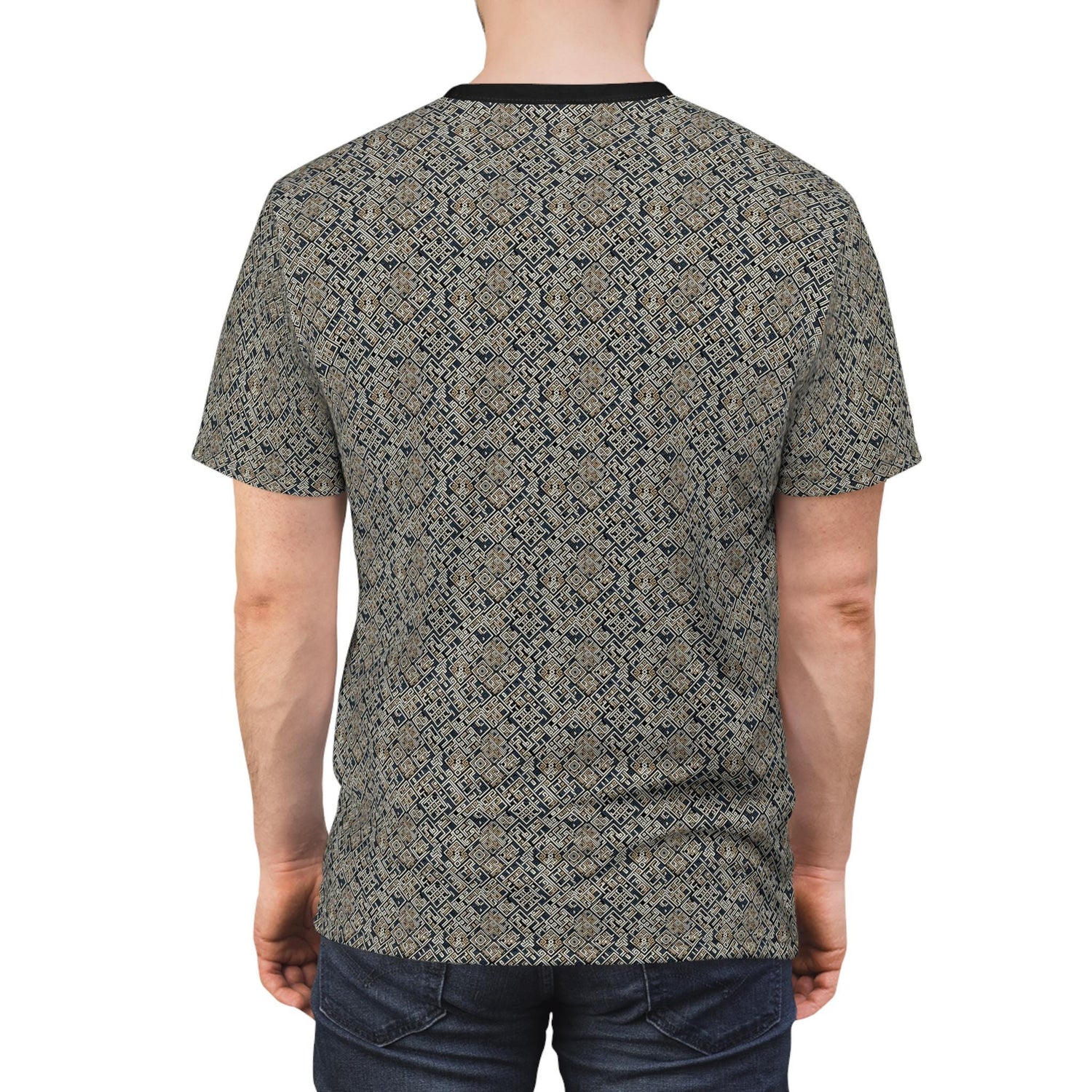 Elegant Patterned Unisex Tee - Stylish Everyday Wear, Casual T-Shirt, Unique Fashion Statement, Gift for Him/Her, Trendy Summer Top