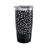 Seemless Keys Pattern Ringneck Tumbler - 20oz, Perfect Gift for Locksmith, Travel Mug, Concert Companion, Drinkware, Fun Design