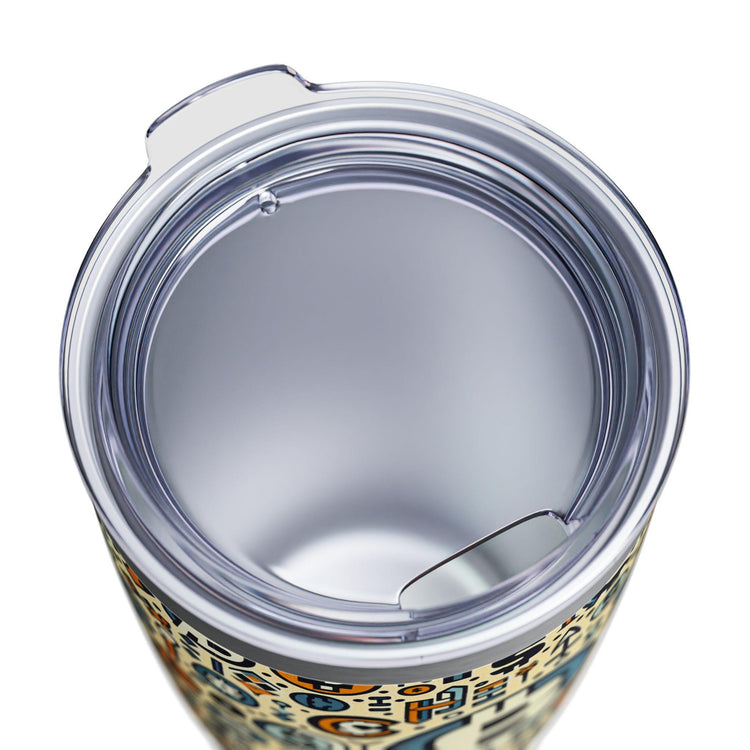 Crypto Coin Ringneck Tumbler, 20oz - Ideal for Bitcoin Lovers, Fun Gift for Finance Enthusiasts, Perfect for Parties, Travel, Home