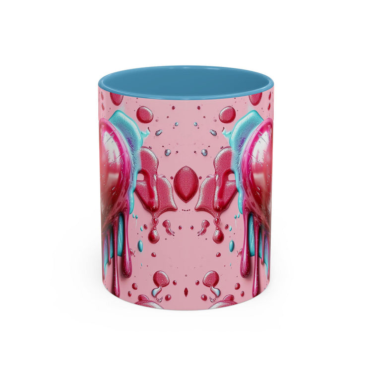 Heart Drip Coffee Mug, Romantic Gift, Valentine&