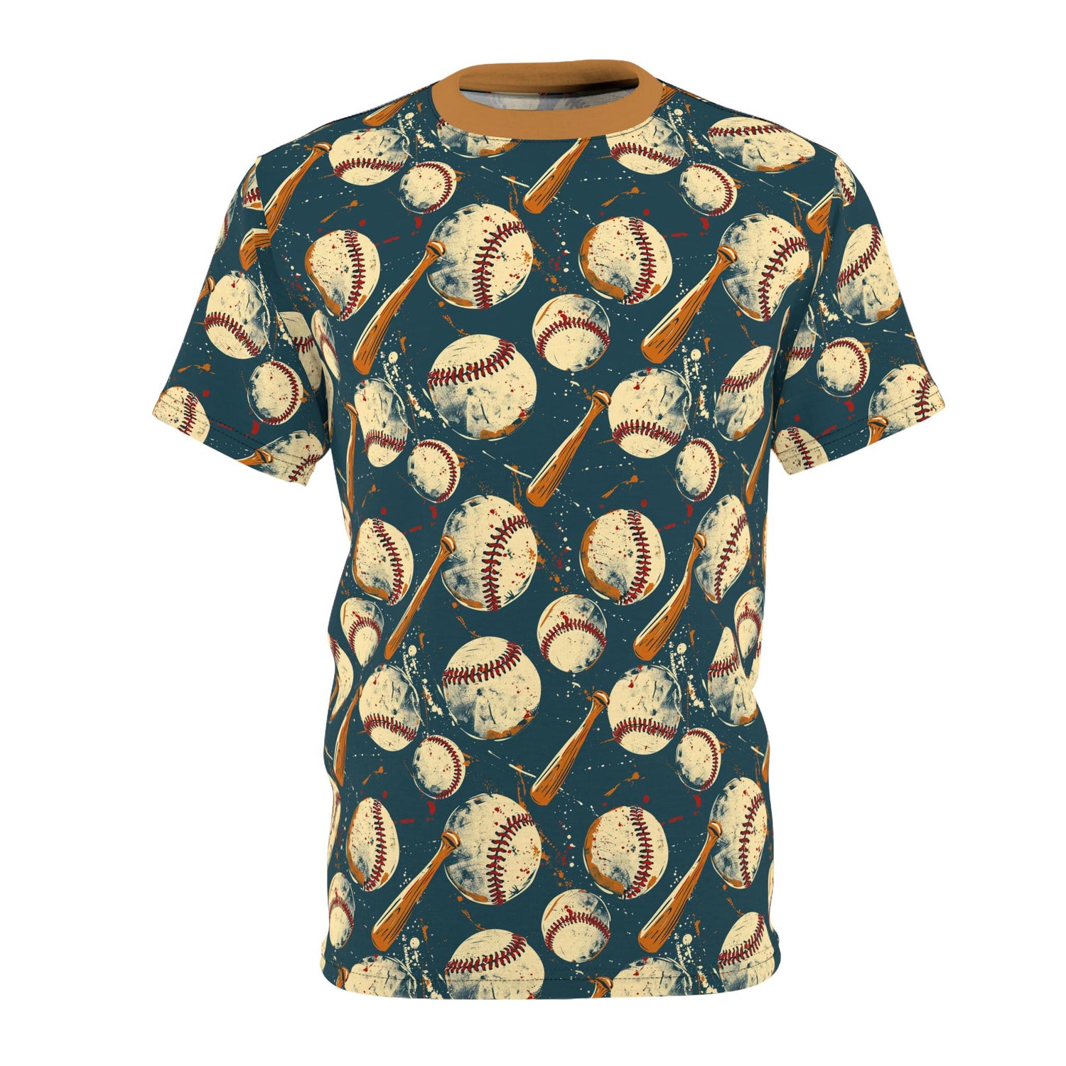 Baseball Print Unisex Tee - Perfect for Sports Lovers, Casual Wear, Gift for Athletes, Summer Outfits, Game Day Apparel