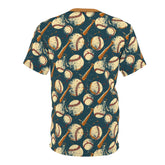 Baseball Print Unisex Tee - Perfect for Sports Lovers, Casual Wear, Gift for Athletes, Summer Outfits, Game Day Apparel
