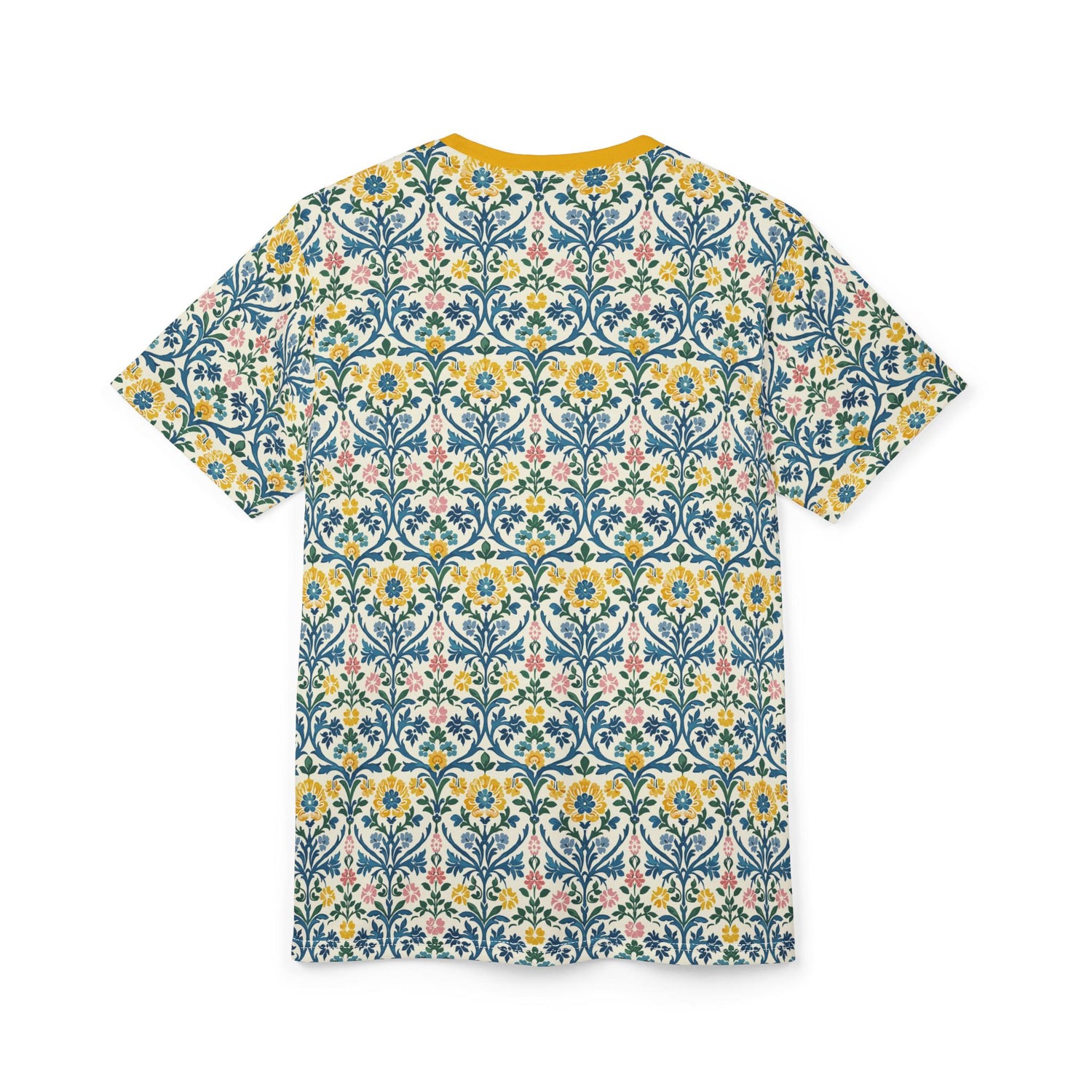 Floral Pattern Unisex Tee, Summer Wear, Gift for Her, Casual Outfit, Eco-Friendly Fashion, Customizable Shirt