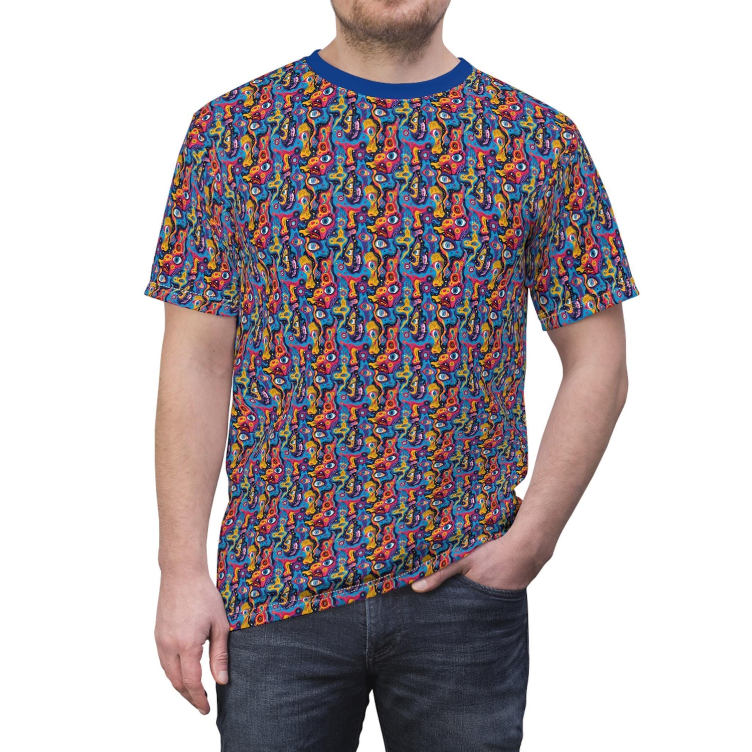 Vibrant Music-Themed Unisex Tee, Colorful Music Notes Shirt, Perfect for Musicians, Concerts, Festivals, Gifts for Music Lovers, Everyday