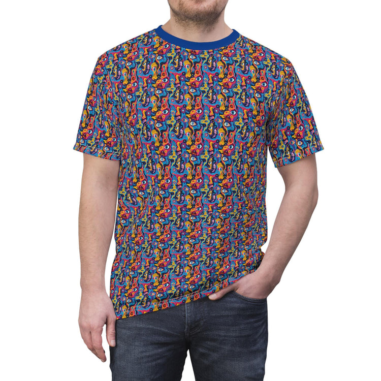 Vibrant Music-Themed Unisex Tee, Colorful Music Notes Shirt, Perfect for Musicians, Concerts, Festivals, Gifts for Music Lovers, Everyday