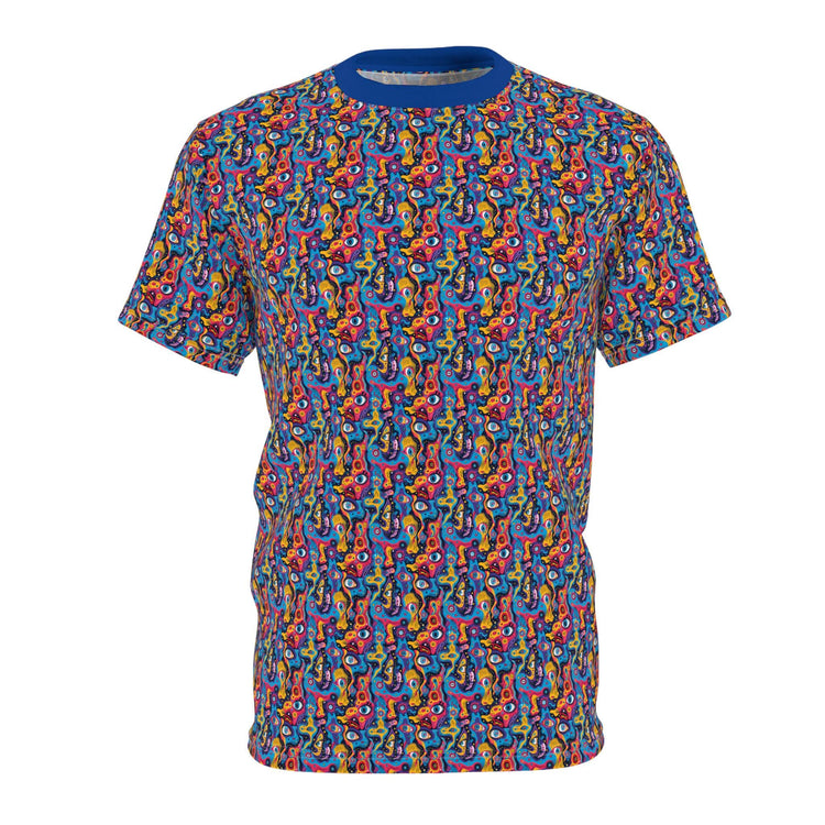 Vibrant Music-Themed Unisex Tee, Colorful Music Notes Shirt, Perfect for Musicians, Concerts, Festivals, Gifts for Music Lovers, Everyday