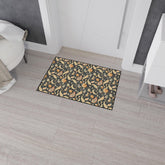 Stylish Heavy Duty Floor Mat with Floral Design - Perfect for Entryway, Kitchen, or Office, Non-Slip, Decorative, Durable