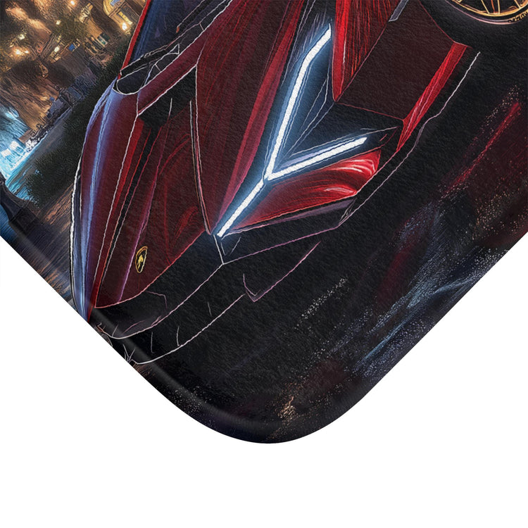 Luxury Sports Car Bath Mat - Perfect for Car Enthusiasts, Modern Bathroom Decor, Housewarming Gift, Automotive Lover&