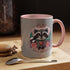 Cute But Feral Raccoon Coffee Mug, Funny Animal Mug, Gifts for Animal Lovers, Grey Accent Mug, Perfect for Any Occasion