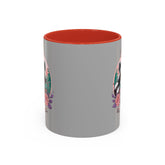 Cute But Feral Raccoon Coffee Mug, Funny Animal Mug, Gifts for Animal Lovers, Grey Accent Mug, Perfect for Any Occasion