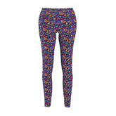 Vibrant Patterned Casual Leggings for Women, Fashion Leggings, Comfortable Wear, Activewear, Yoga Pants, Colorful Outfit