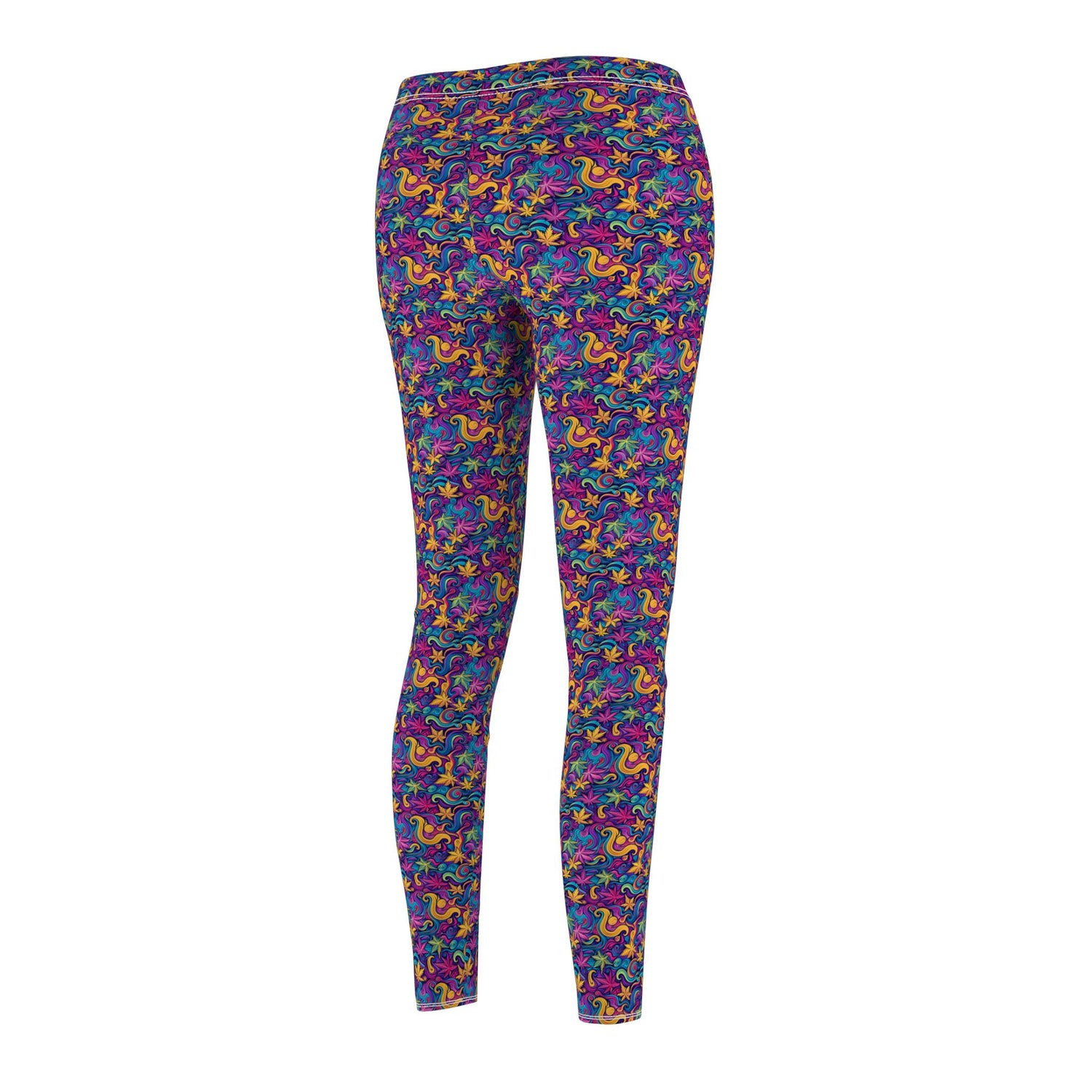 Vibrant Patterned Casual Leggings for Women, Fashion Leggings, Comfortable Wear, Activewear, Yoga Pants, Colorful Outfit