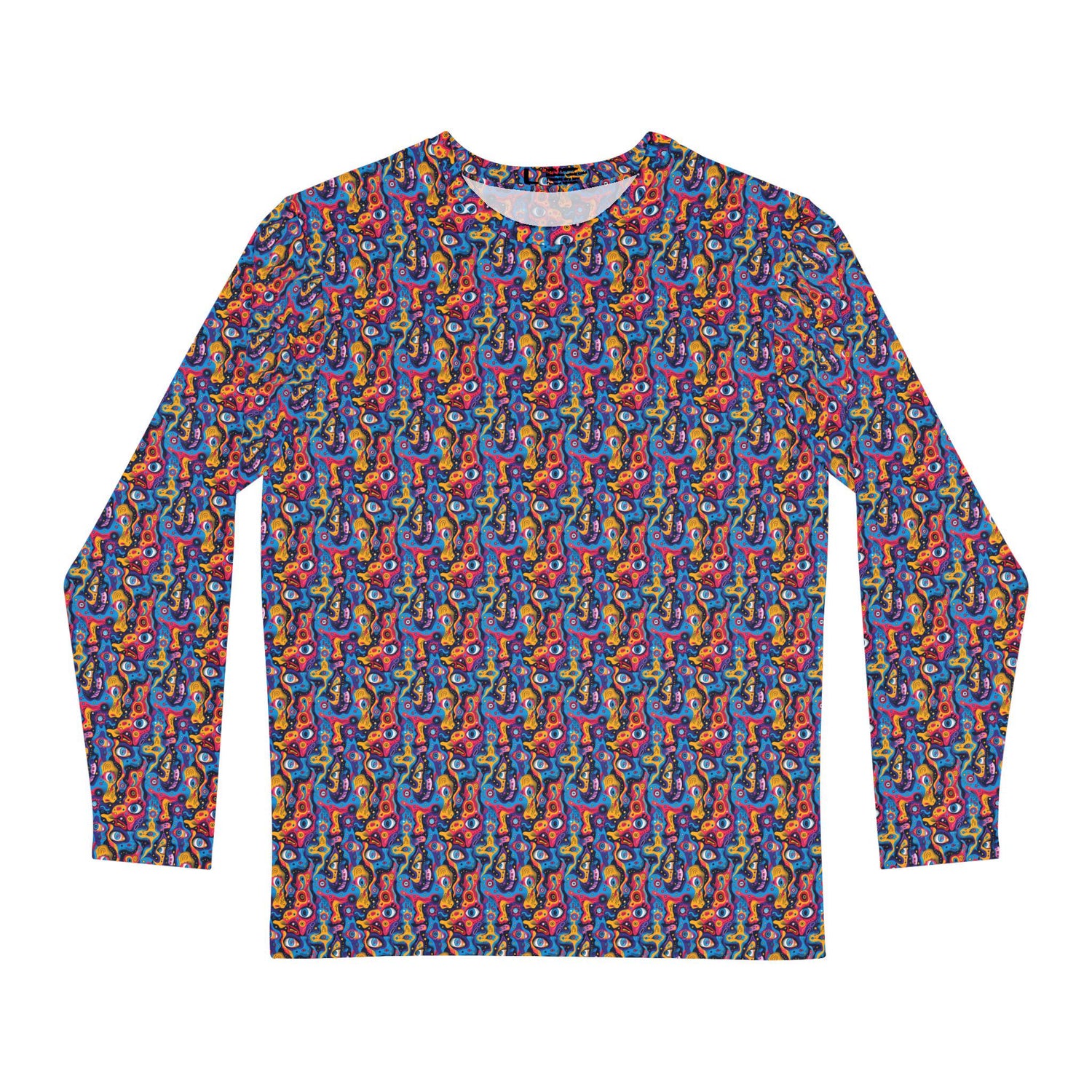 Vibrant Artistic Long Sleeve Shirt - Perfect for Musicians, Festivals, Gift, Casual Wear, Concerts, Parties