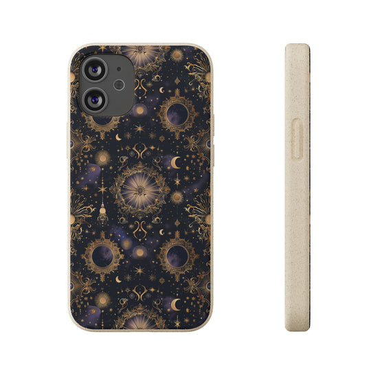Celestial Biodegradable Phone Cases | Eco-Friendly, Astrology Design, Sustainable Gift, Nature Lovers, Zodiac Decor, Unique Cases