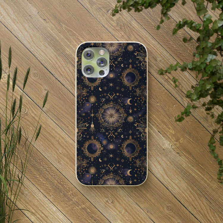 Celestial Biodegradable Phone Cases | Eco-Friendly, Astrology Design, Sustainable Gift, Nature Lovers, Zodiac Decor, Unique Cases