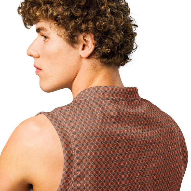 Men’s Stylish All Over Print Geometric Pattern Basketball Jersey | Premium Athletic Wear | Trendy Sports Apparel | Comfortable & Fashionable