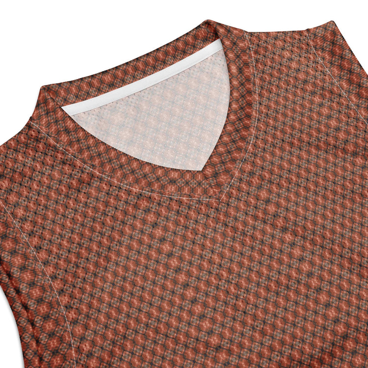 Men’s Stylish All Over Print Geometric Pattern Basketball Jersey | Premium Athletic Wear | Trendy Sports Apparel | Comfortable & Fashionable