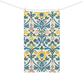 Floral Hand Towel, Vintage Kitchen Towel, Bathroom Decor, Cottagecore Home Design, Gift for Garden Lovers, Spring Decor