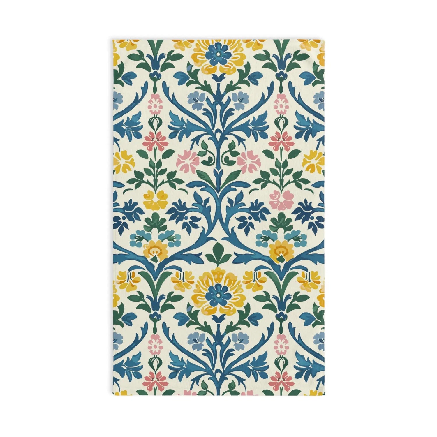 Floral Hand Towel, Vintage Kitchen Towel, Bathroom Decor, Cottagecore Home Design, Gift for Garden Lovers, Spring Decor