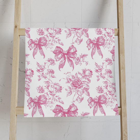 Vintage Floral Hand Towel - Romantic Kitchen Decor, Gift for Her, Bridal Shower, Home Essentials, Kitchen Towel