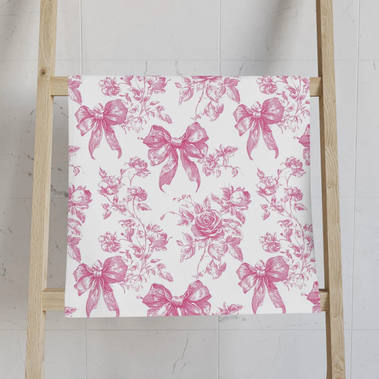 Vintage Floral Hand Towel - Romantic Kitchen Decor, Gift for Her, Bridal Shower, Home Essentials, Kitchen Towel