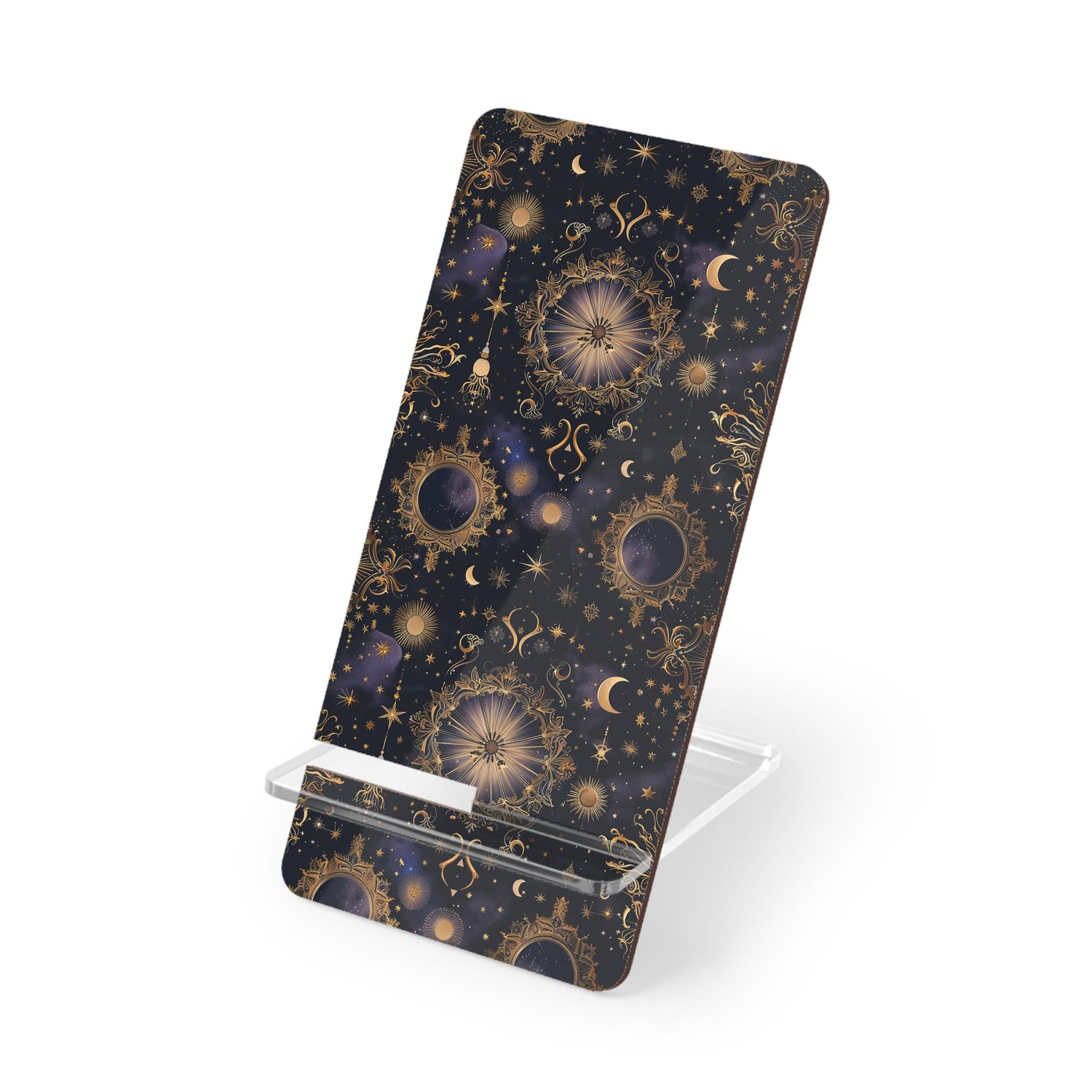 Astrological Phone Stand, Celestial Smartphone Holder, Zodiac Desk Decor, Horoscope Display Stand, Gift for Astronomy Lovers