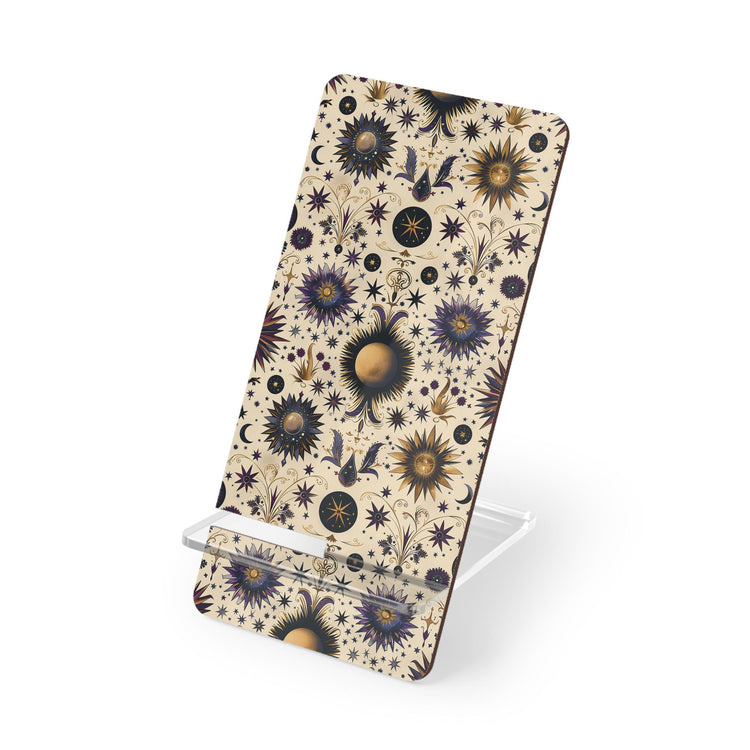 Elegant Smartphone Display Stand, Floral Phone Holder, Cute Desk Organizer, Gift for Her, Office Decor, Aesthetic Tech Stand