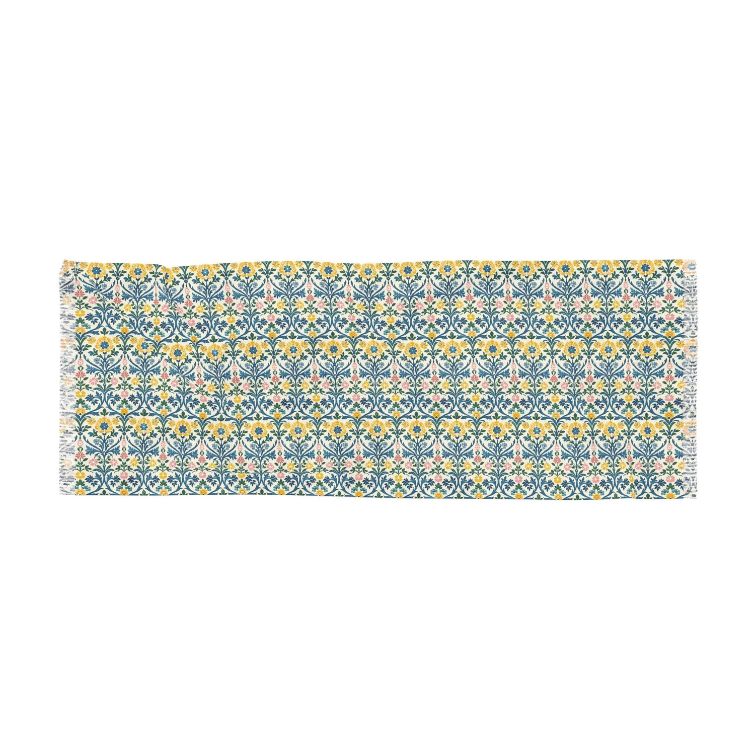 Floral Lightweight Scarf, Boho Style Wrap, Spring Fashion Accessory, Lightweight Shawl for Women, Gift for Her, Summer Scarf