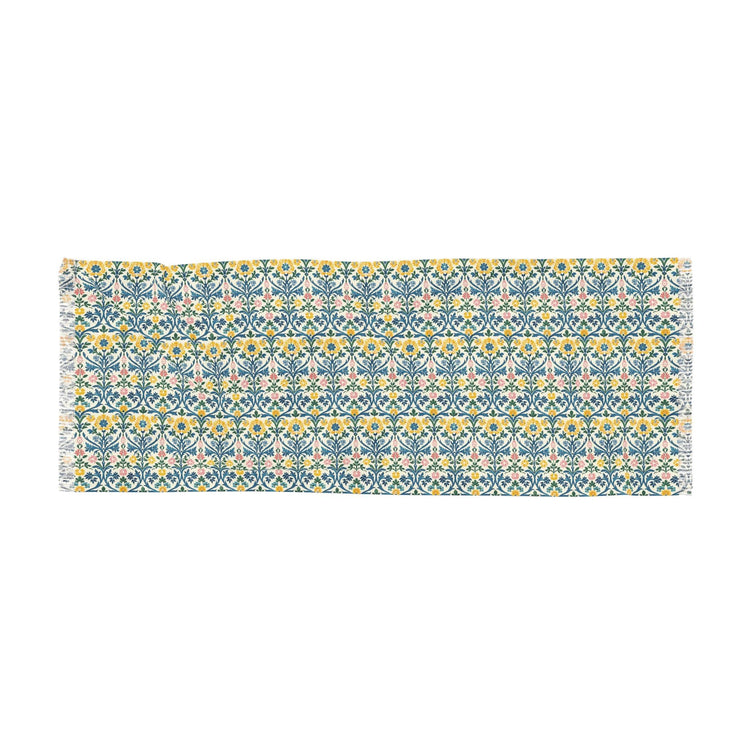 Floral Lightweight Scarf, Boho Style Wrap, Spring Fashion Accessory, Lightweight Shawl for Women, Gift for Her, Summer Scarf