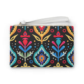 Vibrant Floral Clutch Bag - Boho Chic Accessory for Parties, Travel, Festivals, Everyday Use, Gift for Her