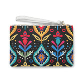 Vibrant Floral Clutch Bag - Boho Chic Accessory for Parties, Travel, Festivals, Everyday Use, Gift for Her