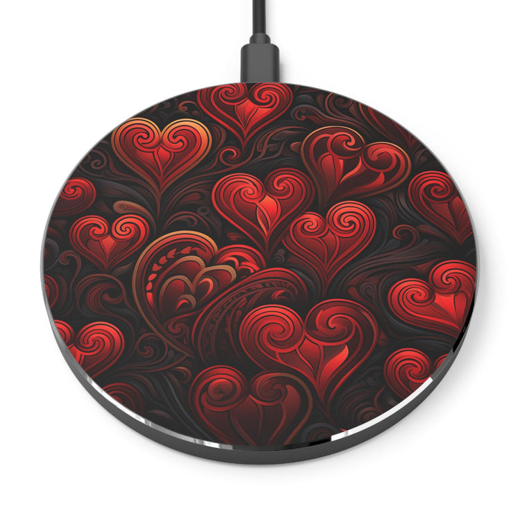 Romantic Heart Wireless Charger, Valentine&
