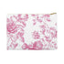 Blossom Floral Accessory Pouch, Elegant Storage Bag, Makeup Organizer, Gift for Her, Travel Essential, Pink Rose Design