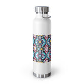 Vibrant Floral Insulated Water Bottle, Stylish Travel Mug, Eco-Friendly Hydration, Gift for Nature Lovers, Summer Picnics, Colorful Outdoor