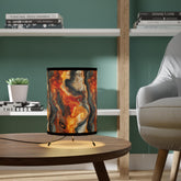 Marbled Tripod Lamp - Stunning Home Décor, Modern Lighting, Ambient Light, Ideal for Living Room, Bedroom, Unique Gift