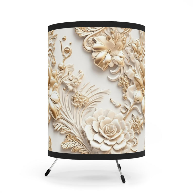 Tripod Lamp with High-Res Printed Shade, US\CA plug