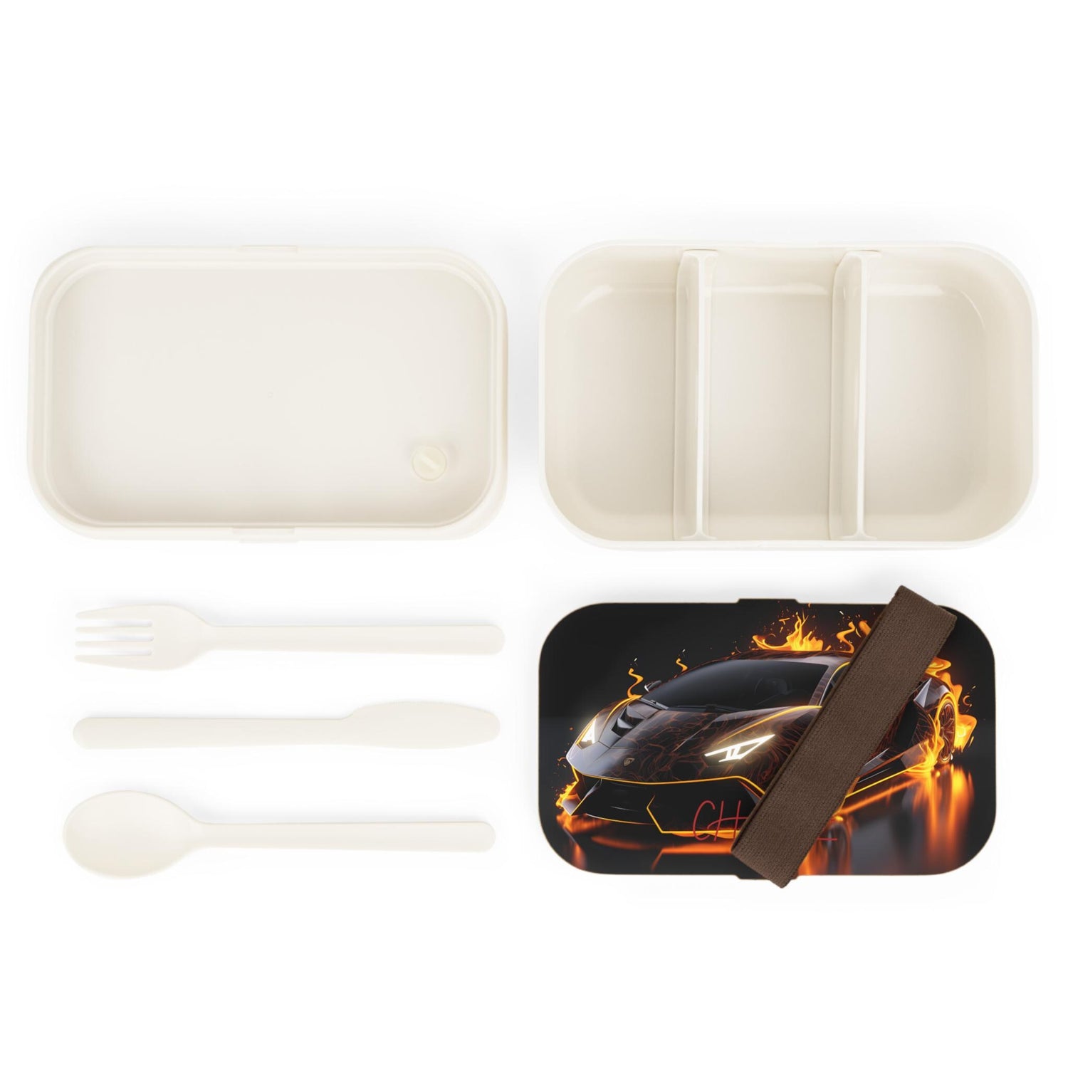 Personalized Car-Themed Bento Lunch Box, Kids Lunch Container, Stylish Meal Prep, Gift for Young Car Enthusiasts, School Lunch