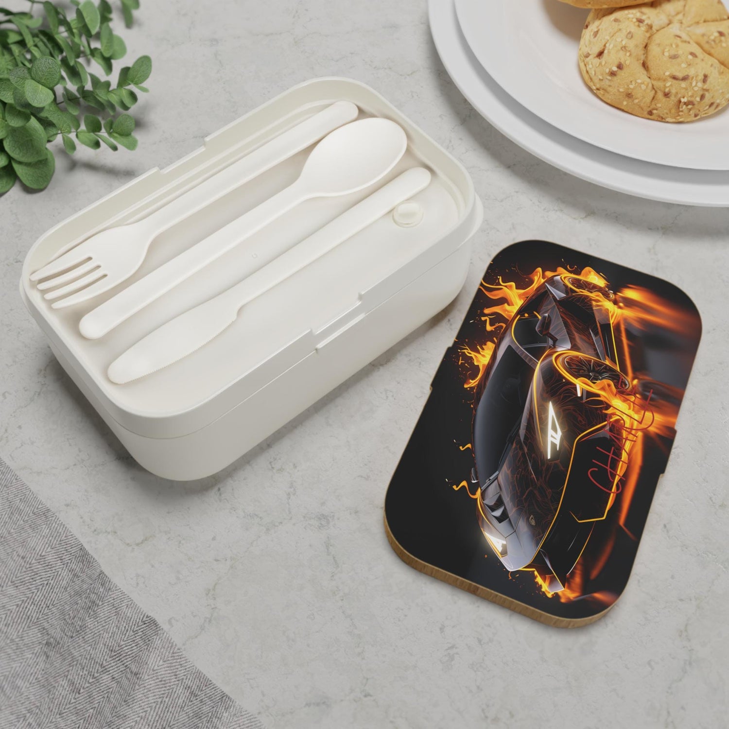 Personalized Car-Themed Bento Lunch Box, Kids Lunch Container, Stylish Meal Prep, Gift for Young Car Enthusiasts, School Lunch