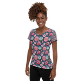 Women’s 3D Spring Floral All-Over Print Shirt - Beautiful Vibrant Floral Pattern, Trendy Casual Top, Perfect for Spring & Summer