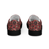 Women’s Floral Print Slip-On Canvas Shoes | Comfortable & Stylish Everyday Flats | Casual Slip-Ons with Vibrant Floral Pattern