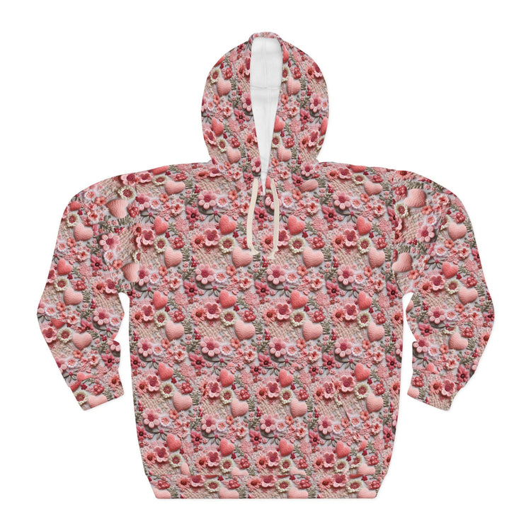 Pink Floral Heart Happiness Women&