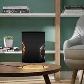 Racing-Themed Tripod Lamp with High-Res Printed Shade, Perfect for Car Lovers, Sports Room Decor, Gift for Him, Unique Lighting, Auto